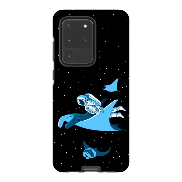Galaxy S20 Ultra StrongFit Astronaut blanket fish by Alberto