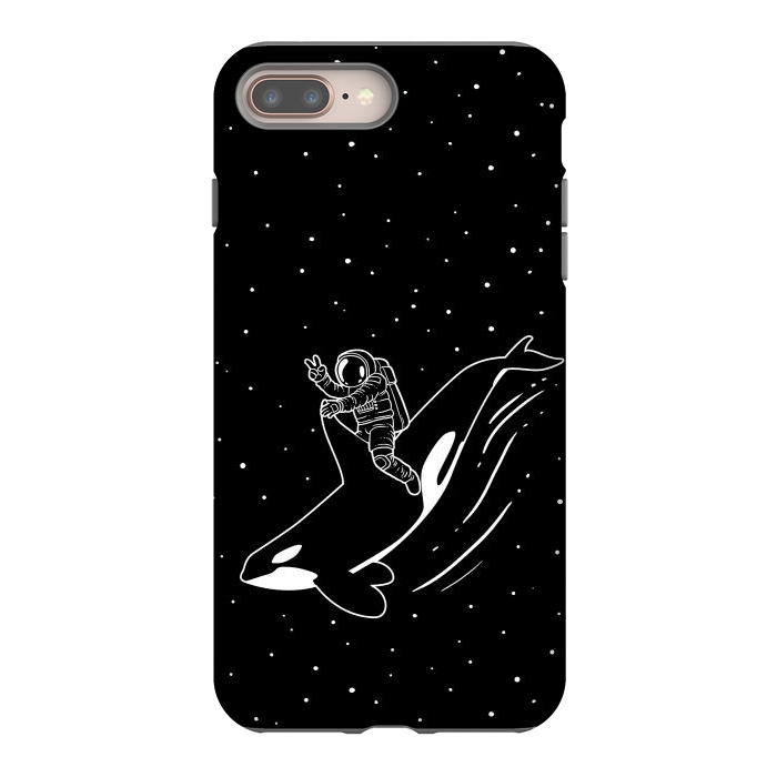 iPhone 7 plus StrongFit Killer Whale Astronaut by Alberto