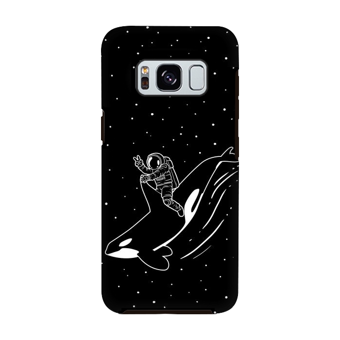Galaxy S8 StrongFit Killer Whale Astronaut by Alberto