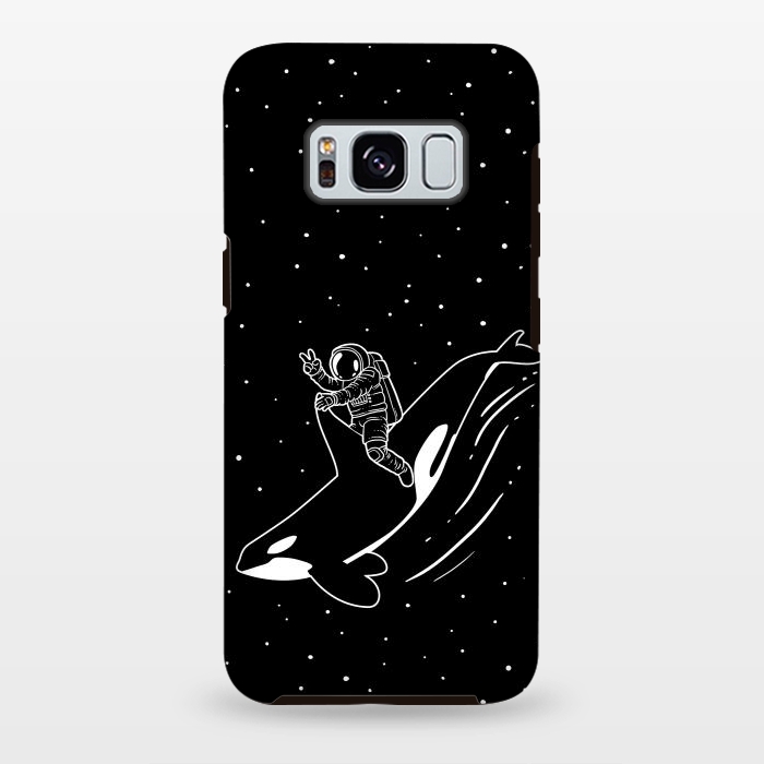 Galaxy S8 plus StrongFit Killer Whale Astronaut by Alberto