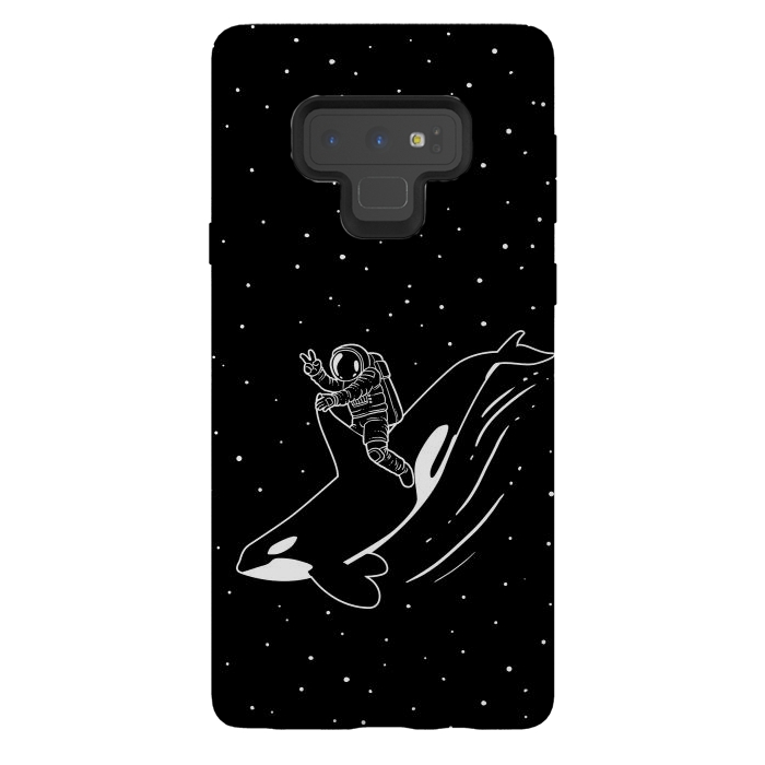 Galaxy Note 9 StrongFit Killer Whale Astronaut by Alberto