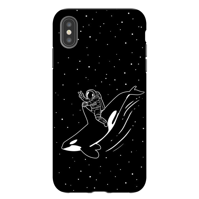 iPhone Xs Max StrongFit Killer Whale Astronaut by Alberto