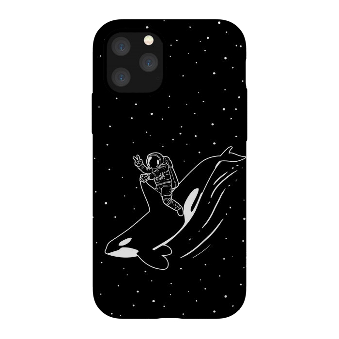 iPhone 11 Pro StrongFit Killer Whale Astronaut by Alberto