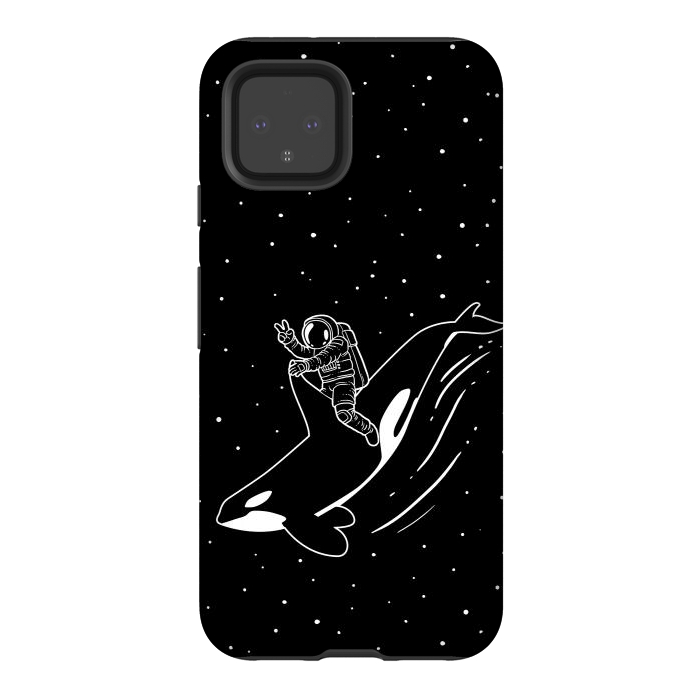 Pixel 4 StrongFit Killer Whale Astronaut by Alberto