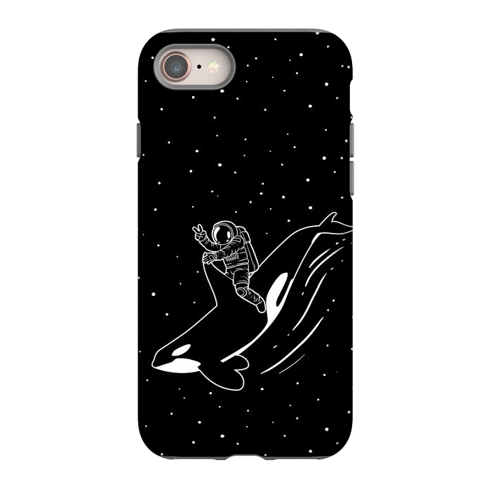 iPhone SE StrongFit Killer Whale Astronaut by Alberto