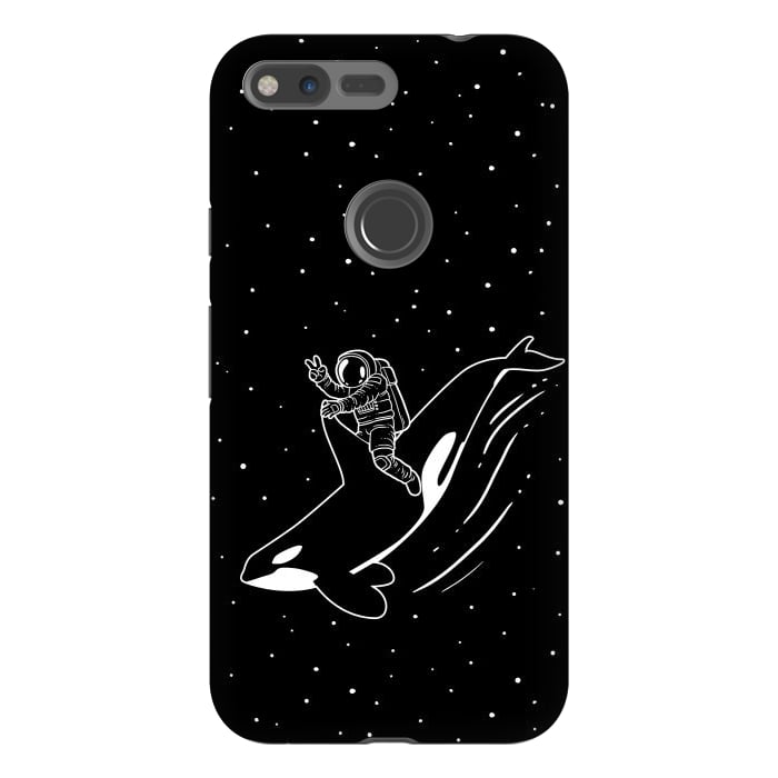 Pixel XL StrongFit Killer Whale Astronaut by Alberto