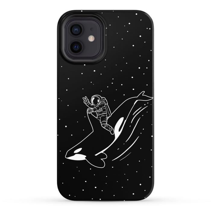 iPhone 12 StrongFit Killer Whale Astronaut by Alberto