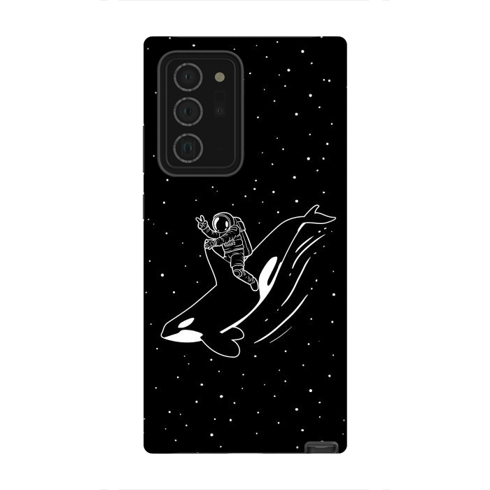 Galaxy Note 20 Ultra StrongFit Killer Whale Astronaut by Alberto