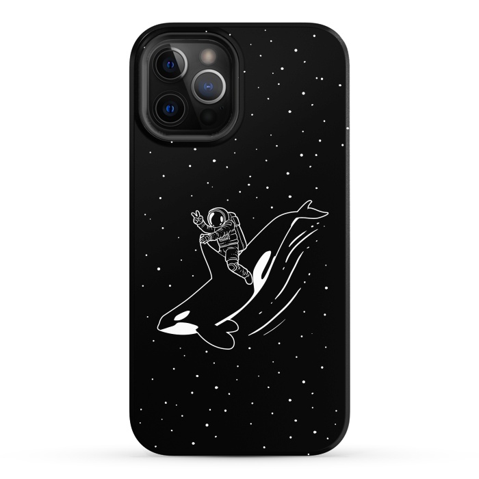 iPhone 12 Pro Max StrongFit Killer Whale Astronaut by Alberto