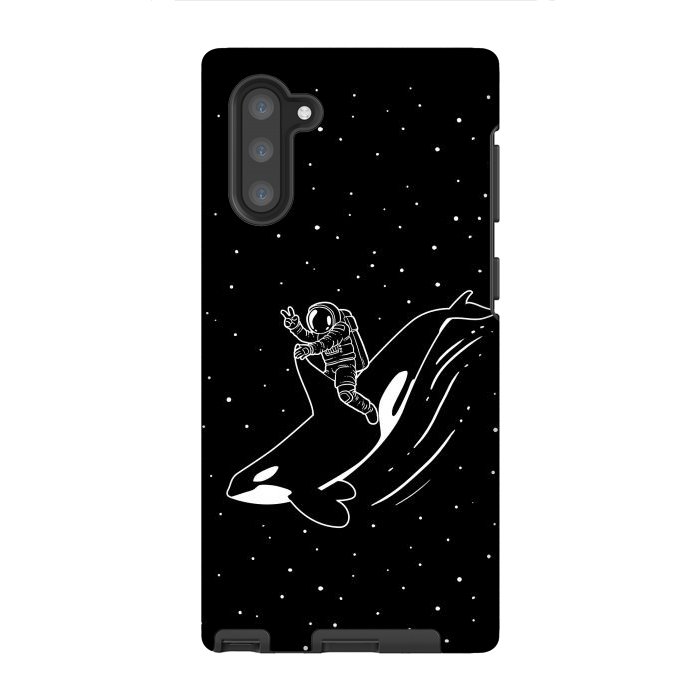 Galaxy Note 10 StrongFit Killer Whale Astronaut by Alberto