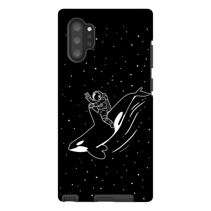 Galaxy Note 10 plus StrongFit Killer Whale Astronaut by Alberto