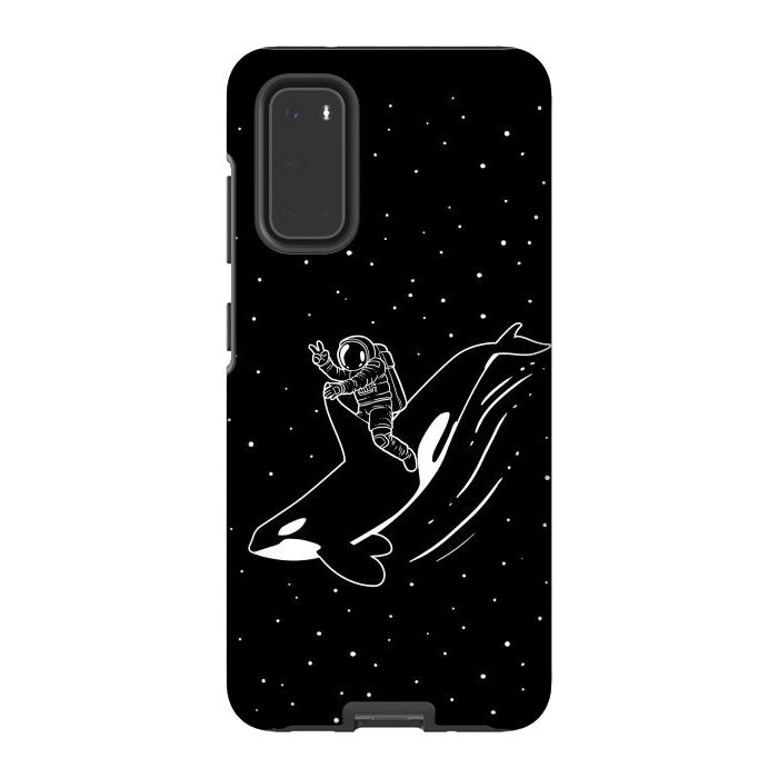Galaxy S20 StrongFit Killer Whale Astronaut by Alberto