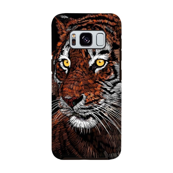 Galaxy S8 StrongFit Realistic Tiger by Alberto