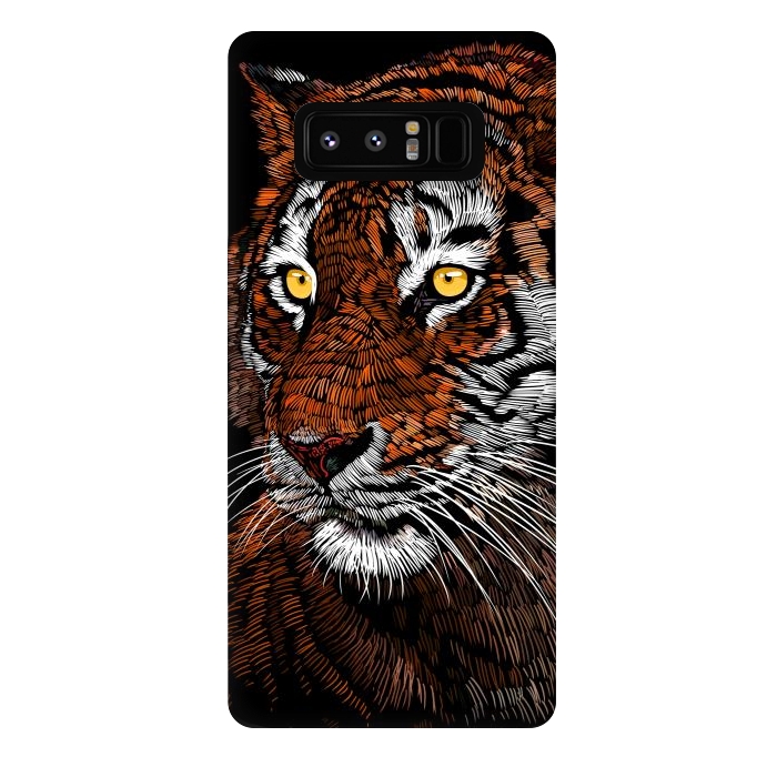 Galaxy Note 8 StrongFit Realistic Tiger by Alberto