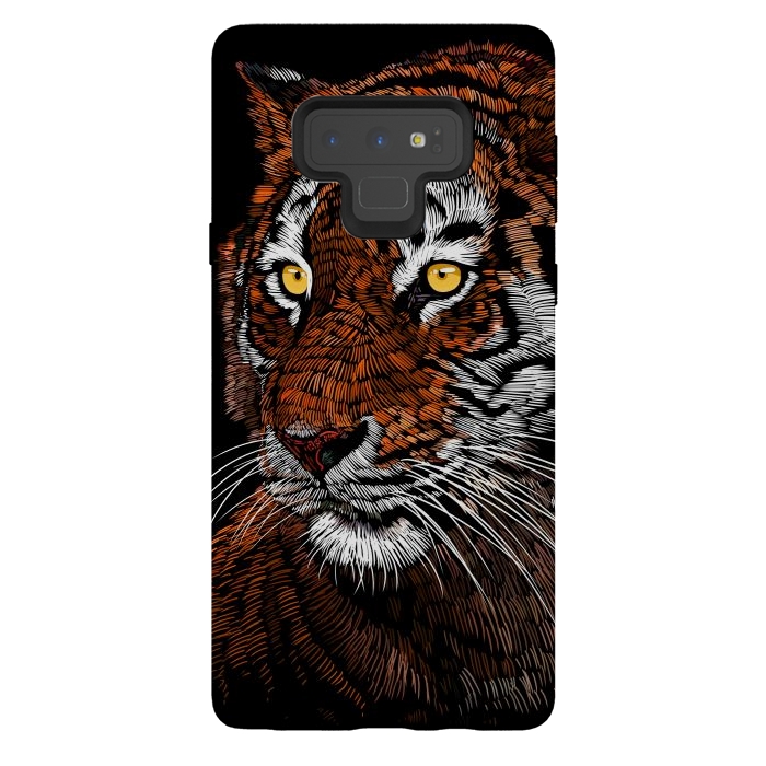 Galaxy Note 9 StrongFit Realistic Tiger by Alberto