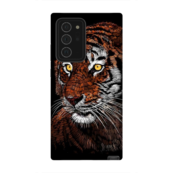 Galaxy Note 20 Ultra StrongFit Realistic Tiger by Alberto