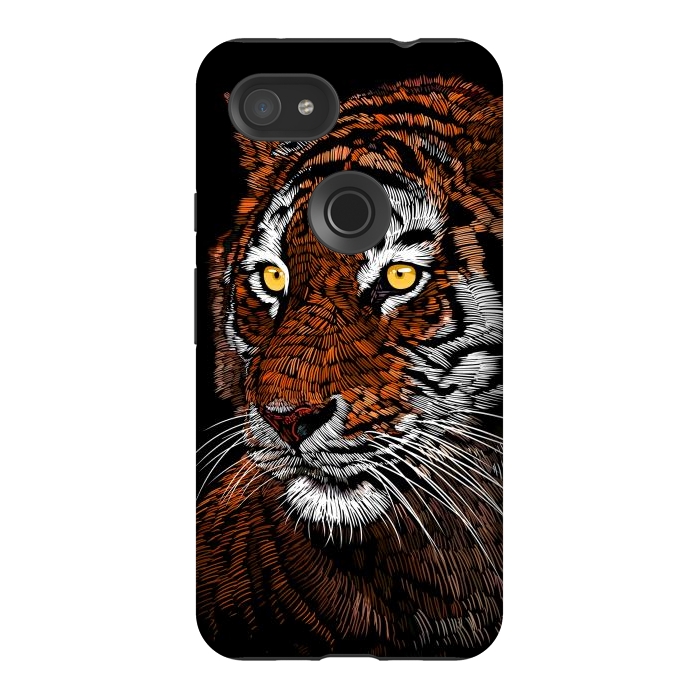 Pixel 3AXL StrongFit Realistic Tiger by Alberto