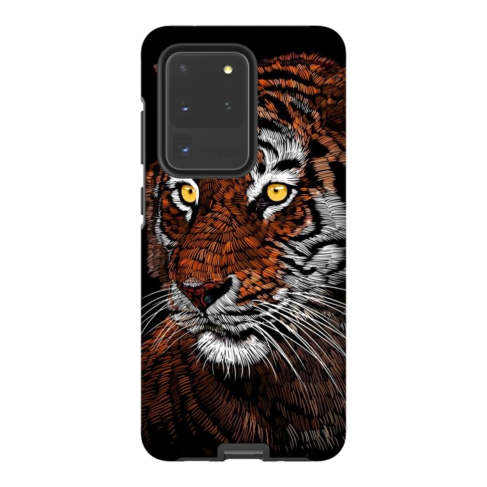 Galaxy S20 Ultra StrongFit Realistic Tiger by Alberto
