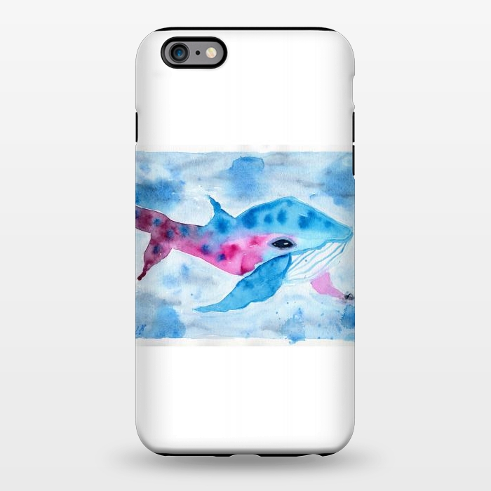 iPhone 6/6s plus StrongFit Baby whale watercolor by ArtKingdom7