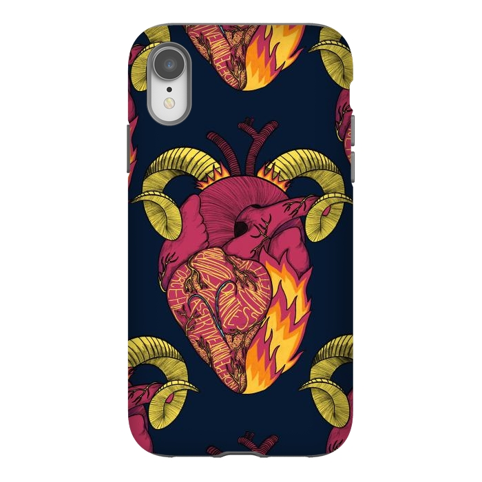 iPhone Xr StrongFit Aries Heart by Ranggasme