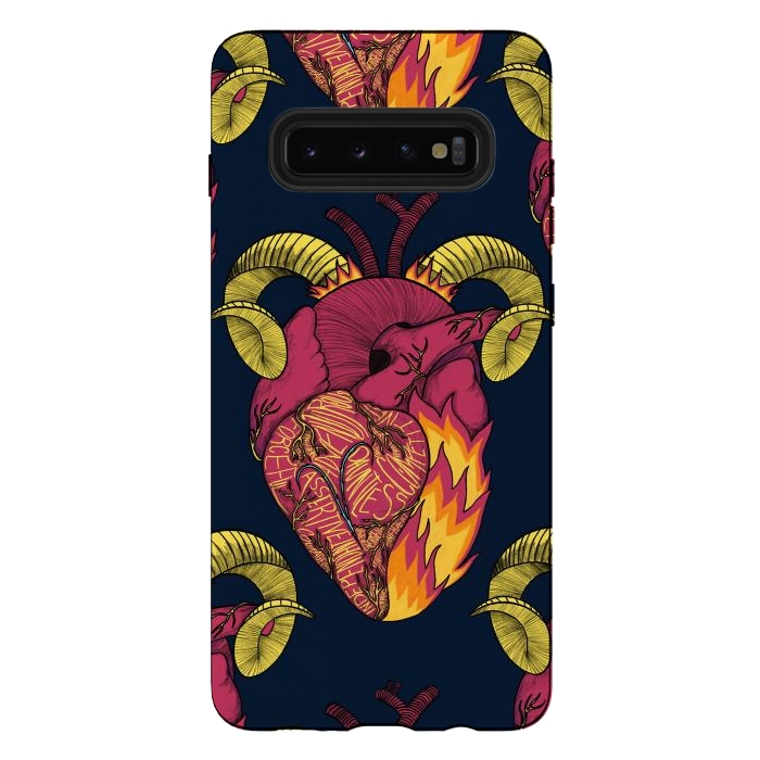 Galaxy S10 plus StrongFit Aries Heart by Ranggasme