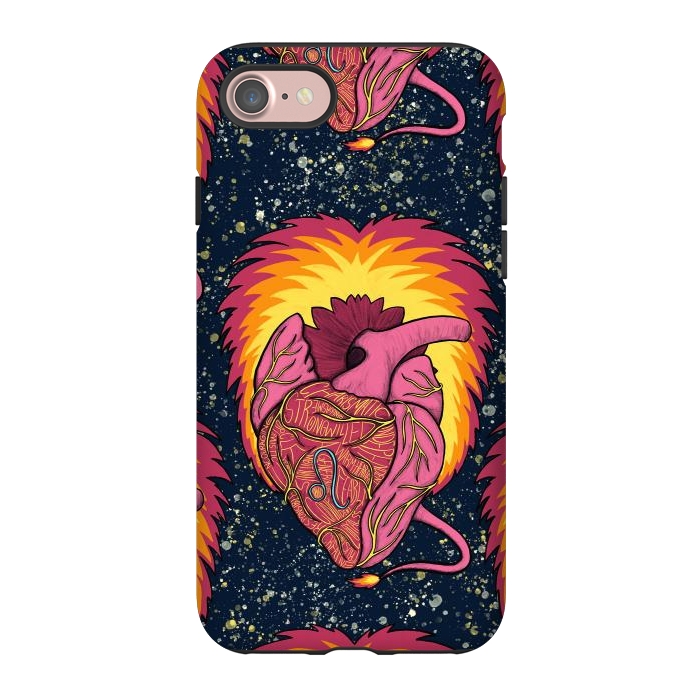 iPhone 7 StrongFit Leo Heart by Ranggasme