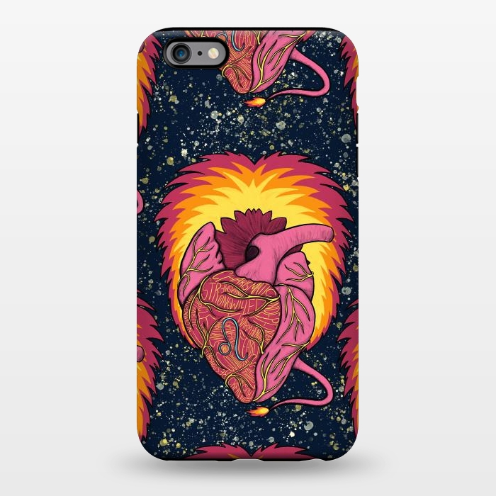 iPhone 6/6s plus StrongFit Leo Heart by Ranggasme