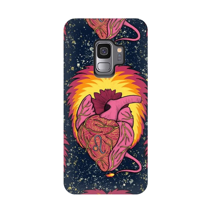Galaxy S9 StrongFit Leo Heart by Ranggasme