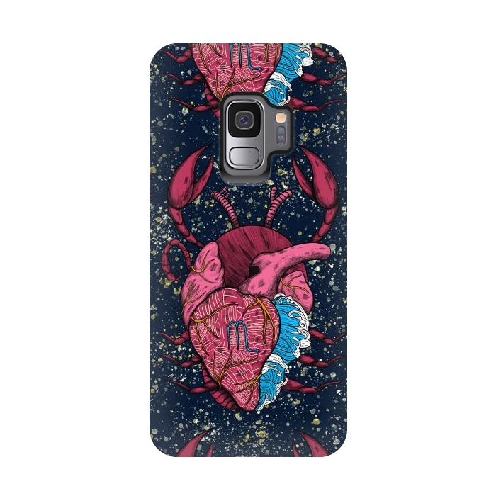 Galaxy S9 StrongFit Scorpio Heart by Ranggasme