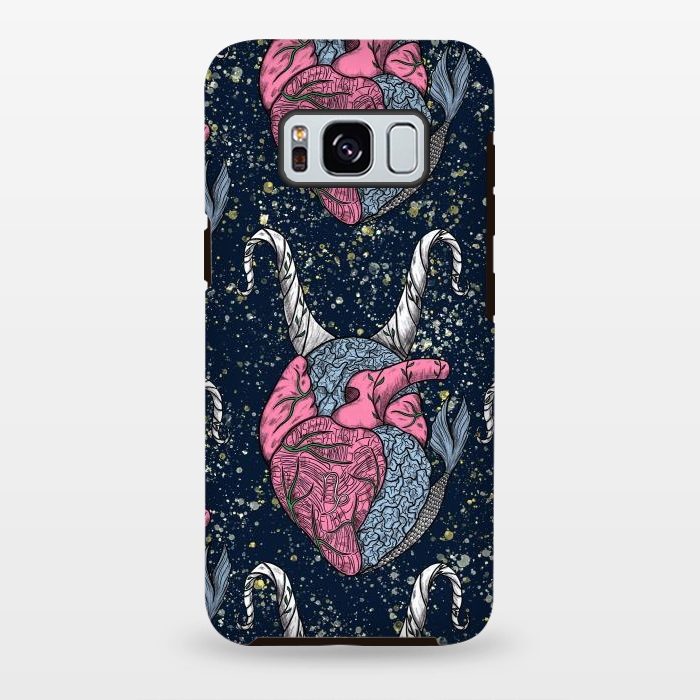 Galaxy S8 plus StrongFit Capricorn Heart by Ranggasme