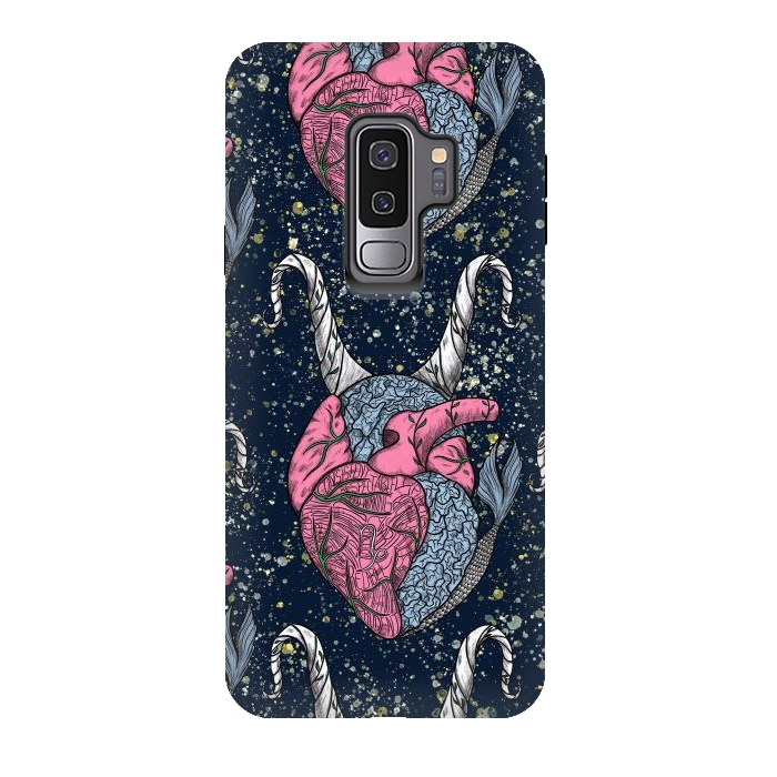 Galaxy S9 plus StrongFit Capricorn Heart by Ranggasme