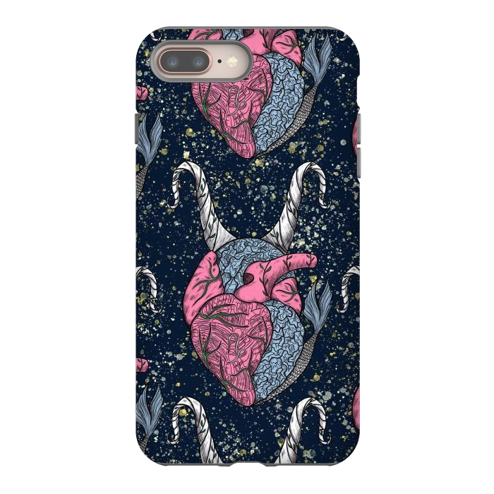 iPhone 8 plus StrongFit Capricorn Heart by Ranggasme