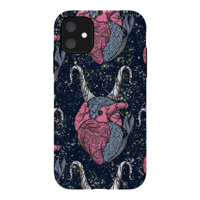 iPhone 11 StrongFit Capricorn Heart by Ranggasme
