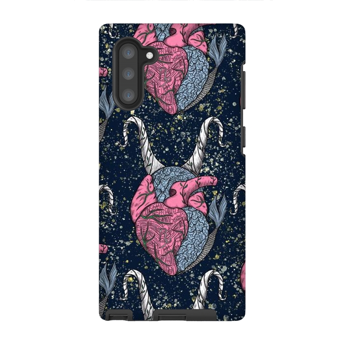 Galaxy Note 10 StrongFit Capricorn Heart by Ranggasme