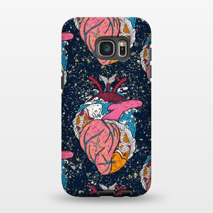 Galaxy S7 EDGE StrongFit Pisces Heart by Ranggasme