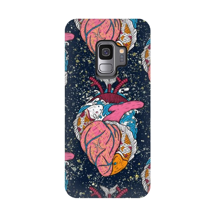 Galaxy S9 StrongFit Pisces Heart by Ranggasme