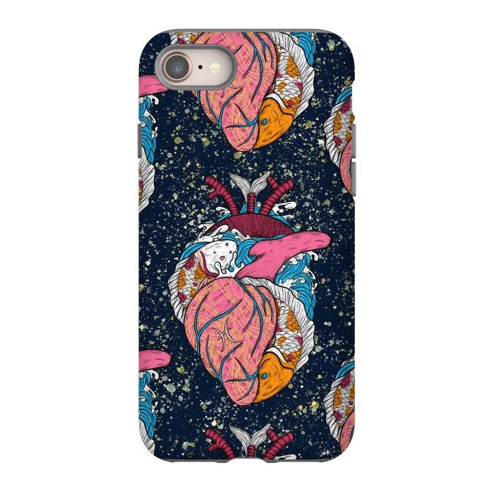 iPhone 8 StrongFit Pisces Heart by Ranggasme
