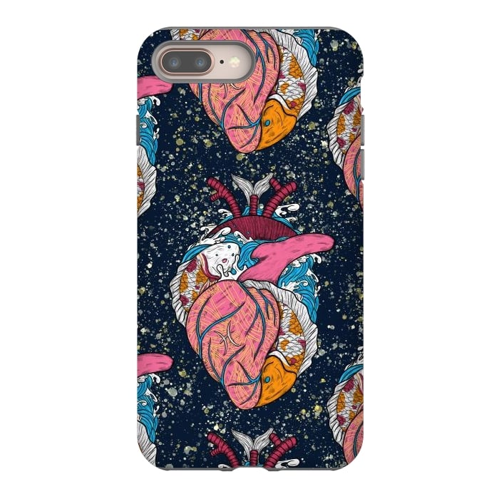 iPhone 8 plus StrongFit Pisces Heart by Ranggasme