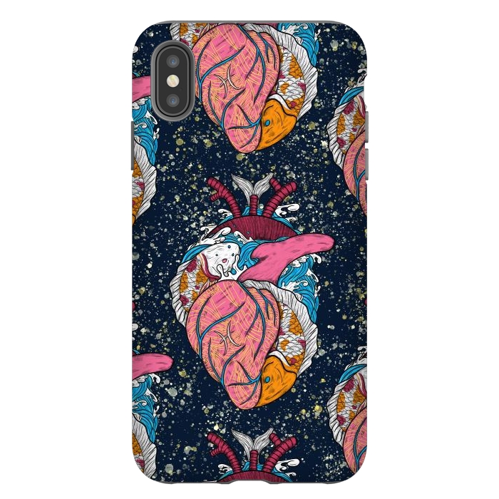 iPhone Xs Max StrongFit Pisces Heart by Ranggasme