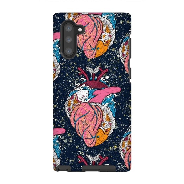 Galaxy Note 10 StrongFit Pisces Heart by Ranggasme