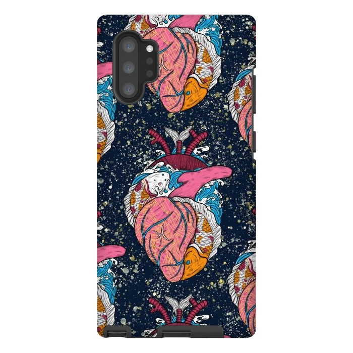 Galaxy Note 10 plus StrongFit Pisces Heart by Ranggasme