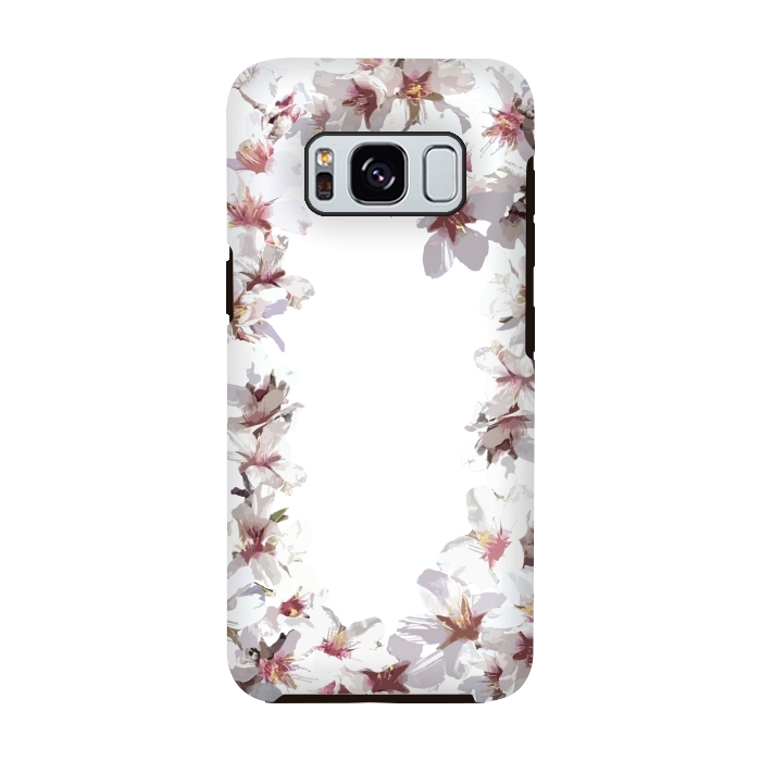 Galaxy S8 StrongFit Sweet cherry blossom flowers by Julia Grifol