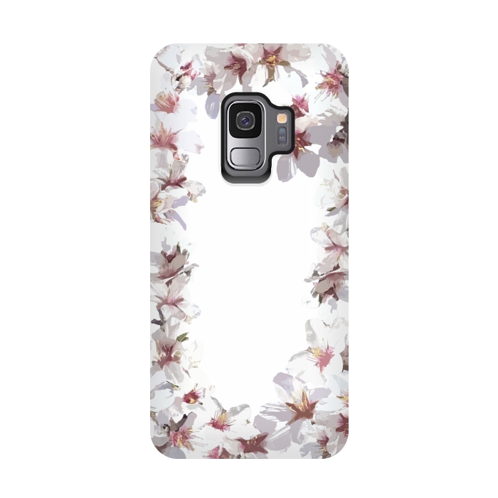 Galaxy S9 StrongFit Sweet cherry blossom flowers by Julia Grifol