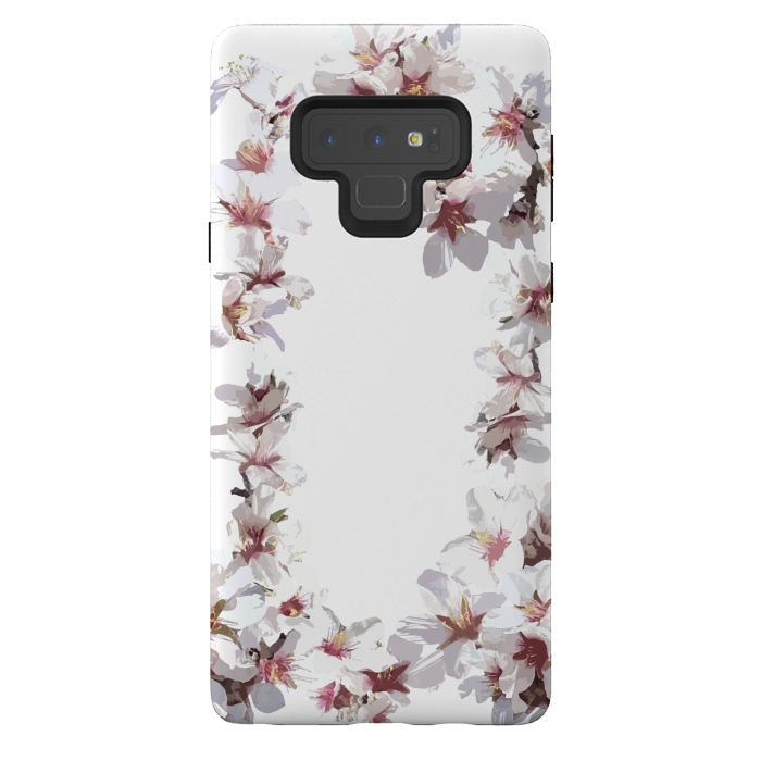 Galaxy Note 9 StrongFit Sweet cherry blossom flowers by Julia Grifol