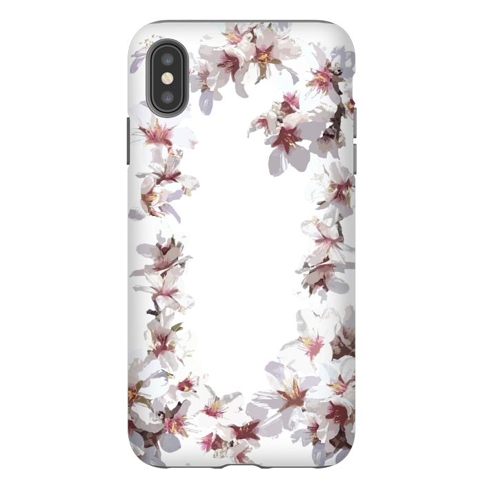 iPhone Xs Max StrongFit Sweet cherry blossom flowers by Julia Grifol