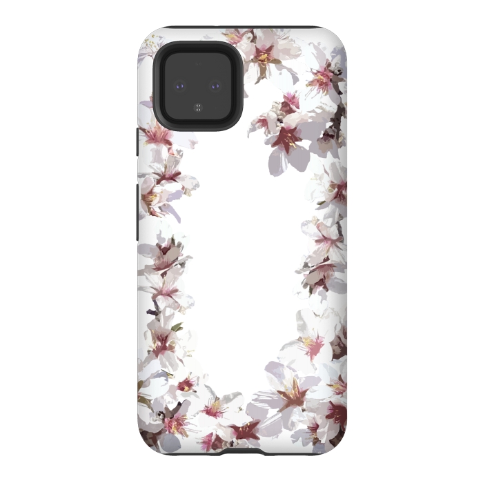 Pixel 4 StrongFit Sweet cherry blossom flowers by Julia Grifol
