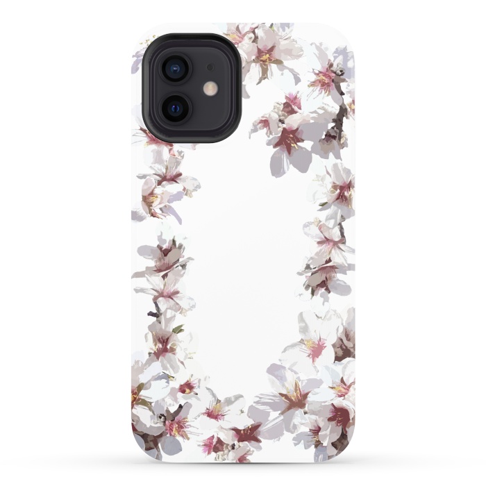 iPhone 12 StrongFit Sweet cherry blossom flowers by Julia Grifol