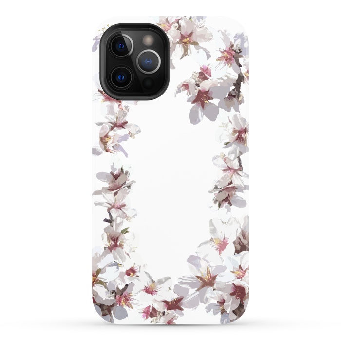 iPhone 12 Pro StrongFit Sweet cherry blossom flowers by Julia Grifol