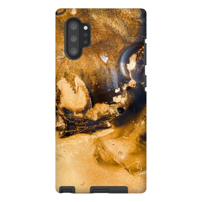 Galaxy Note 10 plus StrongFit Golden and black texture  by Winston
