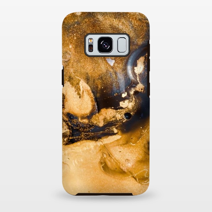 Galaxy S8 plus StrongFit Golden and black texture  by Winston